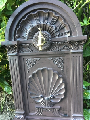 Standbrunnen, Gartenbrunnen, Aluminium